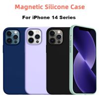 Original Apple Liquid Silicone  Case For iPhone 14 Pro Max Plus 14Max Case Wireless Charging Full Protect Cover