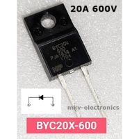 (1ตัว) BYC20X-600 , 20A 600V Rectifier Diode, Hyperfast 19ns , TO-220FP 2ขา อุปกรณ์เครื่องใช้ไฟฟ้า electrical equipment ชิ้นส่วนและอะไหล่วงจรไฟฟ้า Electrical circuit parts and parts แผงวงจรไฟฟ้า circuit board