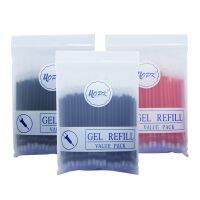 【YP】 100Pcs/Lot Office Gel Refill Set 0.5mm/0.38mm ink Rod Bullet/Needle School Writing Stationery