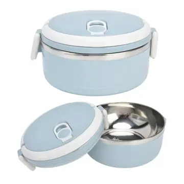 1pc Lunch Box 2 Layer Stainless Steel Insulation Thermo Thermal Lunch Box Food  Container Hot Food Container For Adults (d-v2)