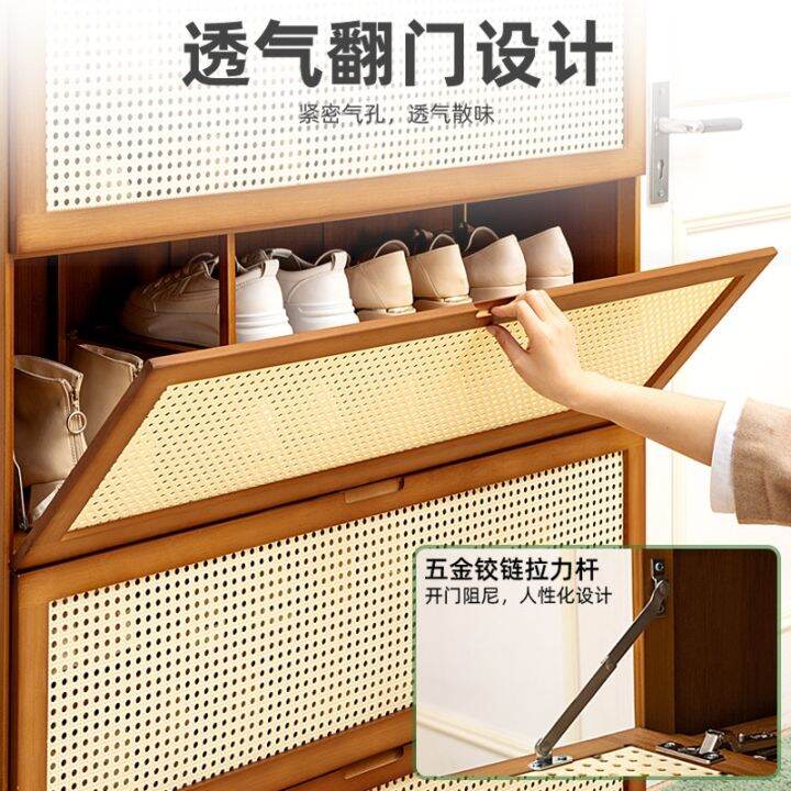 cod-shoe-cabinet-home-door-shoe-shelf-simple-ultra-thin-storage-artifact-space-saving-solid-entry-porch-economical