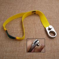 New Ring Slingshot 304 Stainless Steel Ring Slingshot Precision Free Tied Spring Clip Outdoor Competitive Finger Slingshot