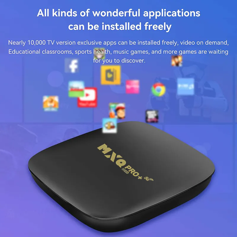 mxq pro 4k android tv box 5g latest version 4G RAM+64G ROM MXQ PRO+
