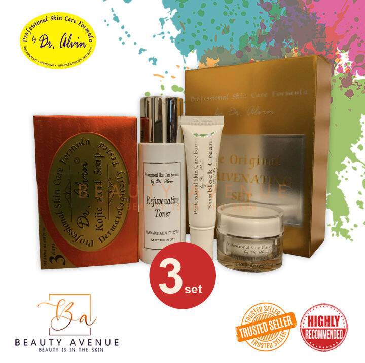 Dr. Alvin Professional Skin Care Formula Original Rejuvenating (3pcs