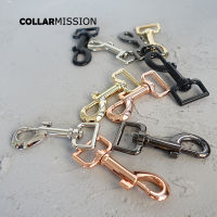 10pcslot Metal buckle for bag cat dog leash 25mm webbing swivel snap hook for backpack diy accessory durable hardness 5 colours