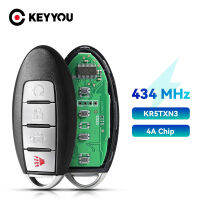 KEYYOU สำหรับ Nissan Kicks 2018 2019 2020 KR5TXN3 S180144503 433.92MHz Keyless-Go Smart Remote Key