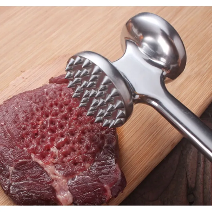 Stainless Steel Heavy Duty Hammer Mallet Tenderizer Meat Tools Kitchen