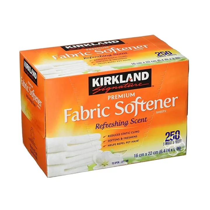 Kirkland Signature Premium Fabric Softener Sheets 250s Lazada PH