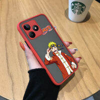 พร้อมเคสโทรศัพท์สำหรับ Realme Narzo N53 C53เคสโทรศัพท์รูปการ์ตูนเคสโทรศัพท์นิ่มมีน้ำค้างแข็งโปร่งใสเคสแข็งกันกระแทกคลุมทั้งหมดเคสป้องกันกล้อง