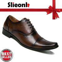 Slieonk【Free Shipping】Men รองเท้าทางการรองเท้าชุดเดรสหนังแท้สีดำ BROWN Square Toe ภาษาอิตาเลี่ยนแฟชั่นธุรกิจรองเท้าอ็อกซ์ฟอร์ด 2019 Lelaki Berpakaian Kasut Lelaki Kasut อย่างเป็นทางการ