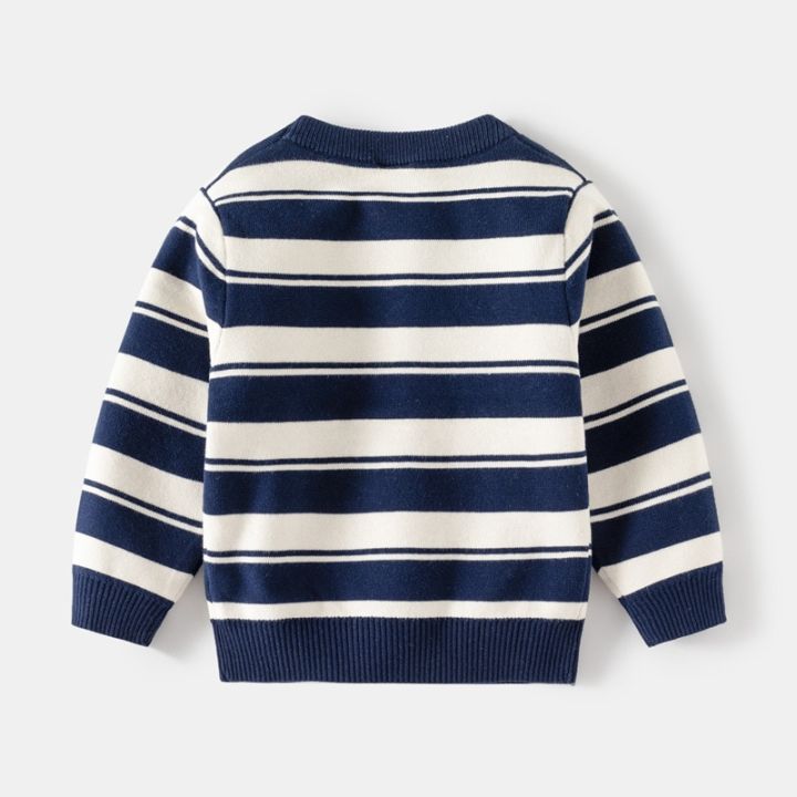 autumn-baby-boy-knitting-sweater-cartoon-beat-cotton-long-sleeve-pullover-winter-children-knitted-stripe-o-neck-top-clothes