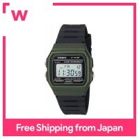 F91WM-3A CASIO นาฬิกาข้อมือถูก CASIO Unisex (สีกากี)