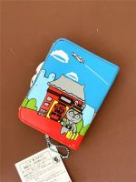 Domo Kun Wallet Leather Purse Cartoon Anime Kawaii Cute Short Wallets for Women Men Purses Money Clips Bag