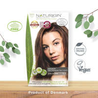 Naturigin 5.3 DARK BLONDE Permanent ORGANIC Hair Color Dye ดาร์กบลอนด์ 5.3 สีผมออร์แกนิค นำเข้าจากเดนมาร์ก (115ml)