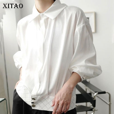 XITAO Blouse Print Shirt Women Casual  Full Sleeve Blouse