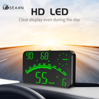 Auto HUD Head Up Display GPS Beidou รถ Hud Speedometer เข็มทิศ Altitude Car Projetor Over Speeding Alarm System