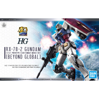 BANDAI HG 1/144 RX-78-2 GUNDAM[BEYOND GLOBAL] [D-TOYS GUNDAM] กันดั้ม กันพลา โมเดล แอคชั่นฟิกเกอร์