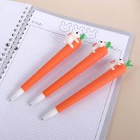 TRASTO 5ชิ้น/เซ็ตการเขียนสร้างสรรค์ต้นฉบับแครอทกระต่ายหมึกเจลปากกาเซ็นชื่อปากกาปากกาของขวัญสำหรับใช้ในออฟฟิซ