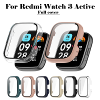 Full Protective Case For Xiaomi Redmi Watch 3 Active Screen Protector Cases Cover Shell +Tempered Glass Film 3 lite Accessories