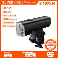 Supfire BL12คู่10W * 2จักรยานไฟหน้าชุด USB 4800MAh ไฟหน้ารถมอเตอร์ไซค์แบบ LED จักรยานขี่จักรยานสำหรับจักรยาน