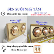 Đèn sưởi nhà tắm treo tường 2 bóng,3 bóng sưởi ấm nhanh