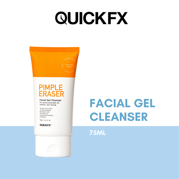 QUICKFX Pimple Eraser Facial Gel Cleanser 75ML Lazada PH