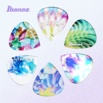 3pcs/6pcs Ibanez Guitar Picks Kaleidoscope Series2 Transparent Color 1.0/1.2mm Guitar Accessories