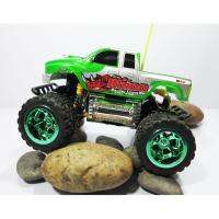 รถบังคับวิทยุ Super Giant 4WD Monster Truck อัตราส่วน 1:16 วิ่งได้ทุกสภาพพื้นผิว มีไฟหน้า – ZONERTOY สีเขียว ล้อเขียว