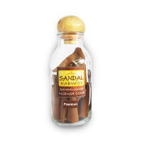 SandalHarvest ธูปปั้น ไม้จันทน์ (แบบพิเศษ) Sandalwood Incense Cone (Premium) ไม้หอมแก่นจันทร์ ไม้จันทร์หอม หอมอโรม่า แท้ 100% ไม่มีน้ำหอม ไม่ไส่สี ไร้สารเคมี 40 g.