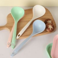 Holiday Discounts 1Pcs Wheat Stalk Spoon Tablespoons Household Utensils Spoon Plastic Large Soup Long Porridge Rice Dinner Scoop Kitchen Tool