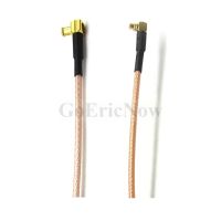 5 pcs RF Coaxial Right Angle MCX Male to Right Angle MMCX Male for RG316 Jumper Cable Connector (15cm)