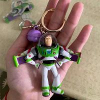 Disney Toy Story Buzz Lightyear Woody รูปรูปปั้น PVC คอลเลกชันรุ่นตกแต่งบ้านพวงกุญแจกระเป๋าจี้ของขวัญของเล่นเด็ก