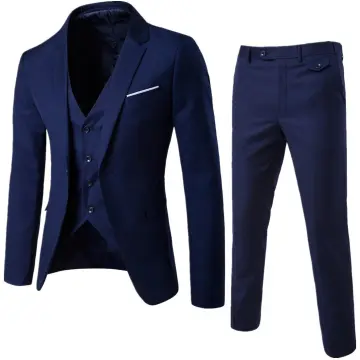 Mens gray vest on sale and pants set