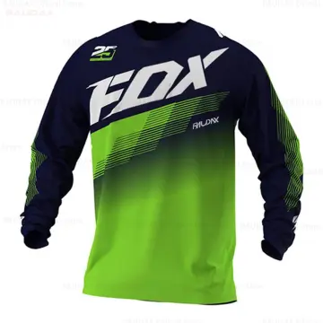 Jpojpo Jersey Men MX Motocross Jerseys Dirt Bike Downhill Racing Shirt Riding Green