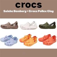 crocs แท้ Crocs pollex Salehe รองเท้าแตะลําลองแฟชั่น เหมาะกับเดินชายหาด สําหรับสตรี 2022207393