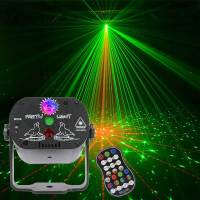 ไฟดิสโก้ RGB LED Lazer Stage Beam Light Dj Mini Ball Moving Heads With Strobe Effect Usb Power Projector Lamp Stage Lighting