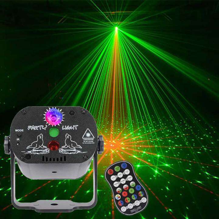 Disco Lights RGB LED Laser Stage Beam Light Dj Mini Ball Moving Heads