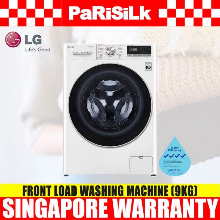 (Bulky) LG FV1409S3W Front Load Washing Machine (9kg) 4 Ticks