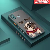 เคส JIUMOO สำหรับ Tecno Spark 6 Go Spark Go 2020 Spark Go 2021เคสการ์ตูนดีไซน์ใหม่นิ่มบางๆฝ้าแข็งขอบเคสนิ่มใส่โทรศัพท์แข็งเคสป้องกันเลนส์กล้องคลุมทั้งหมด