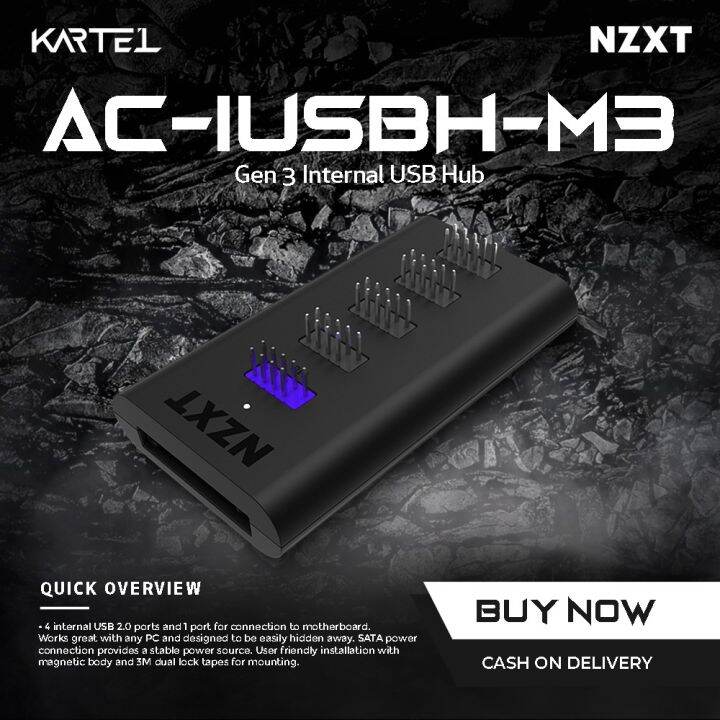 NZXT Internal USB Hub (Gen 3) (ACIUSBHM3) Lazada PH