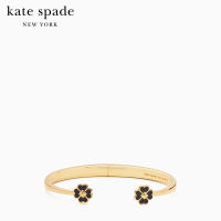 KATE SPADE NEW YORK SPADES &amp; STUDS ENAMEL HINGED CUFF O0R00217 กำไลข้อมือ