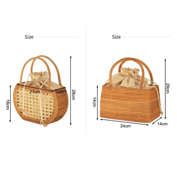 vintage-hand-basket-for-picnic-basket-travel-hand-woven-rattan-handbag-semicircular-stitching-inner-pocket