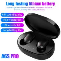 Original A6S TWS Headset Wireless Earphones Bluetooth Headphones Sport Stereo Fone Bluetooth Earbuds for Xiaomi Huawei iPhone Over The Ear Headphones