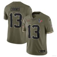 NFL Houston Texans Jersey Cooks Football Tshirt Salute To Service Sports Tee Fans Edition Plus Size