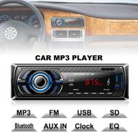 Digital 12V Bluetooth Car Radio MP3 Player Vehicle Stereo Audio Support FM USB SD AUX In with Remote Control