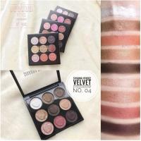 Sivanna Colors Velvet Eyeshadow  ประกายซิมเมอร์ เนื้อครีม ลุคกำมะหยี่ สีสวย เนื้อดี เนื้อแน่นติดทนนาน