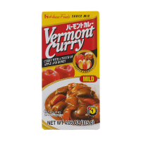 เฮ้าส์ เครื่องแกงกะหรี่ แบบก้อน เผ็ดน้อย 115 กรัม - Japanese Vermont Curry Mild 6 Servings 115g