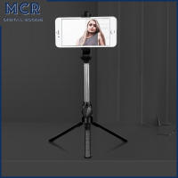 [MCR] Xt10ไม้เซลฟี่ไร้สายบลูทูธขาตั้งกล้องไม้เซลฟี่พร้อมรีโมทคอนโทรล Monopod Selfie Stick ชัตเตอร์