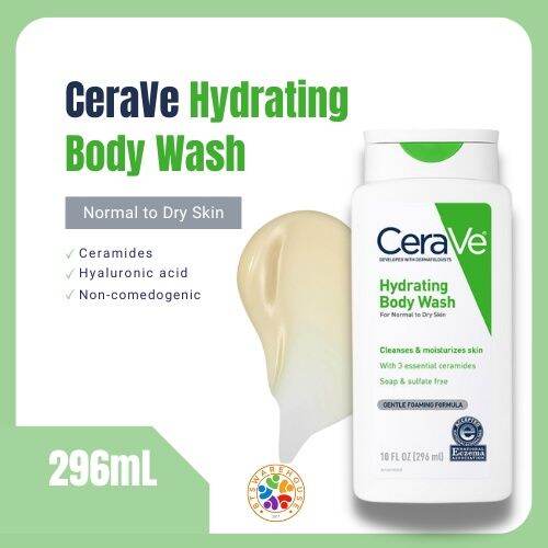 CeraVe Hydrating Body Wash 10fl.oz./296ml Lazada PH