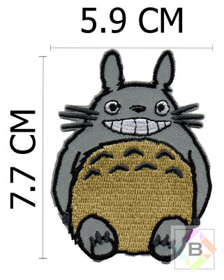 ตัวติดเสื้อ ตัวรีดเสื้อ อาร์ม Armpatch งานปักผ้า Totoro โทโทโร่ B029